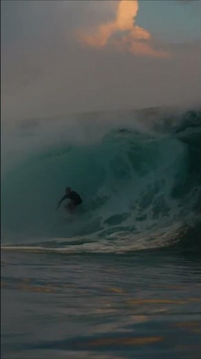 True Golden Hour at Teahupo'o