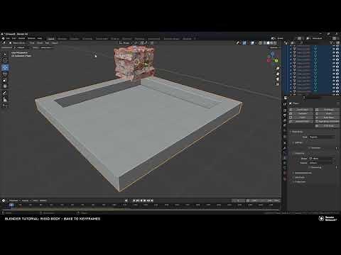 Baking Rigid Body Dynamics in Blender (Render Guide)