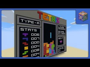 Tetris in Vanilla Minecraft