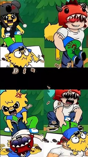 WHO CLEANED IT BETTER 🧼🤣 Dino Boy vs Koala Girl #99nightintheforest #shorts