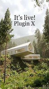 Plugin X is live — CGI to photography in 3ds Max #shorts #archviz #3dsmax