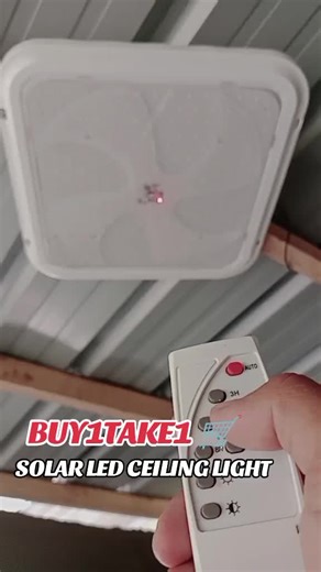 Solar Ceiling Light #solarlight #solarceilinglightbuy1take130w #ledsolarlights #emergencylight #solarpanel #solarledlights