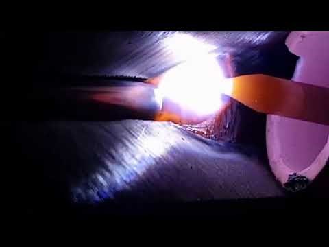 TIG WELDING Tacking 8" carbon steel pipe