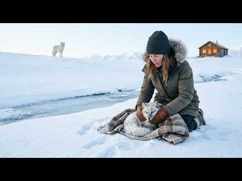 She Rescued a Freezing Arctic Fox — And the Silent White Wolf Never Left