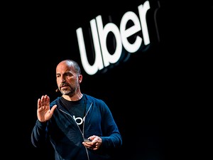 Uber posts first operating profit but shares slide on Wall Street growth doubts