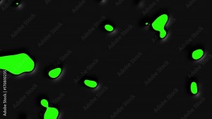 liquid black oil ink paint dissolving and appearing on chroma key screen new quality unique cartoon animation dynamic joyful cool video footage Stock Video