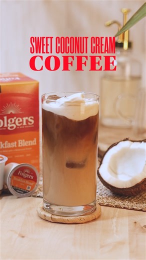 Damn good coffee, with a coconut kick. | Folgers