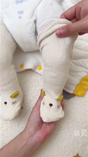Soft Baby Knee-High Socks for Warm and Cozy Wear #baby #babyproducts #babygear #cutebaby