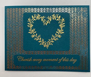 Handmade Wedding Card – Gold Embossed Wedding Card – Lifetime of Love Card – Elegant Wedding Congratulations Card – Luxury Wedding Card - Etsy