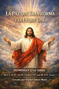​DOMINGO 12 DE ABRIL | AC 2, 42-47; SAL 118; 1 P 1, 3-9; JN 20, 19-31 | SAN JULIO I #jesus #liturgia