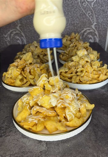 4 eggs, 0.5 tsp salt, 0.5 tsp soda, 360 g flour #recipe #recipes #bakery