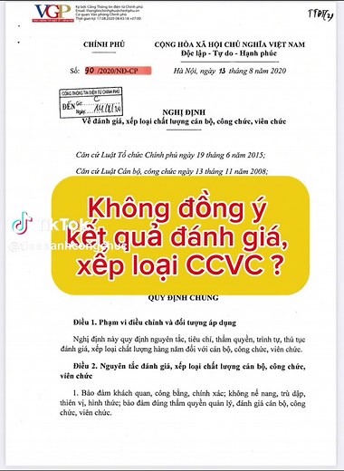 Cách Khiếu Nại Kết Quả Đánh Giá CCVC