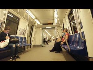 Bucharest Metro- Journey with a Bombardier Metro between stations Titan and Republica.