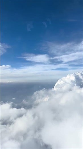 Flying through a sea of clouds ☁️✈️ | Above the world #atlantic #clouds