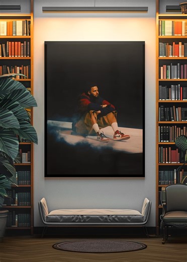 Timeless J.cole Poster | 2014 Forest Hills Drive Album Art | Hip Hop Wall Decor | Bold Conscious Music Aesthetic Print | Room Art - Etsy