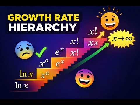 Growth Rate Hierarchy as Function Approaches Infinity