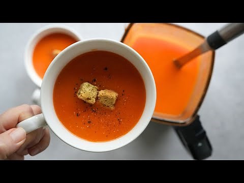 Try This Easy Soup Maker Tomato and Red Pepper Soup (With Only A Few Ingredients!)