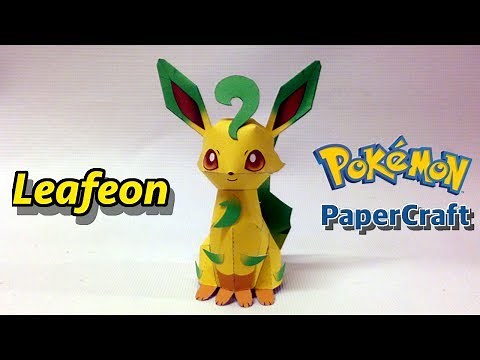 Leafeon PaperCraft Pokemon