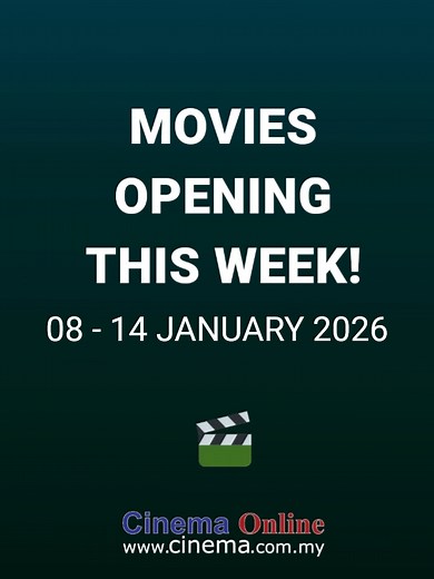 New movies in cinemas this week! (08 - 14 January 2026) #CinemaOnlineMY #newmovies #newmovies2026 #movies