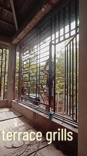 Modern Tubular Grills Terrace Design Ideas