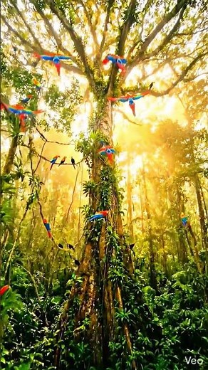 Amazon Rainforest Secrets Birds & Epic Drone View #birds #wildlife #forest #viralshorts #ytshorts