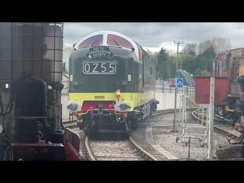 After a successful brake test Deltic D9015 Tulyar heads back into the DPS depot. 9/4/26.
