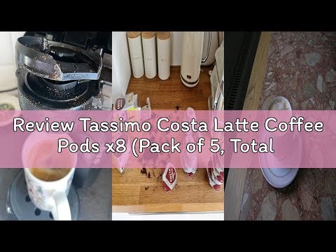 Review Tassimo Costa Latte Coffee Pods x8 (Pack of 5, Total 40 Drinks)
