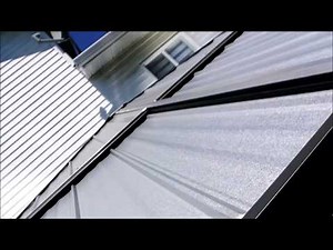 Gazebo: Polycarbonate to steel roof panels conversion