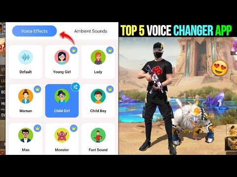 I Tried Google Playstore Top 5 Best Voice Changer App For Free Fire and BGMI -Voice Changer app 2026