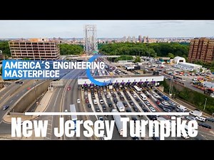 🚗💨 Driving through the New Jersey Turnpike in stunning 4K—this is next-level engineering 🔥 #USAroads