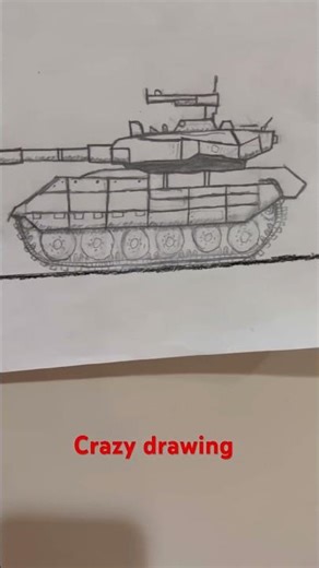 Realistic tank drawing #military #tanks #slowedandreverb #realistic #drawing