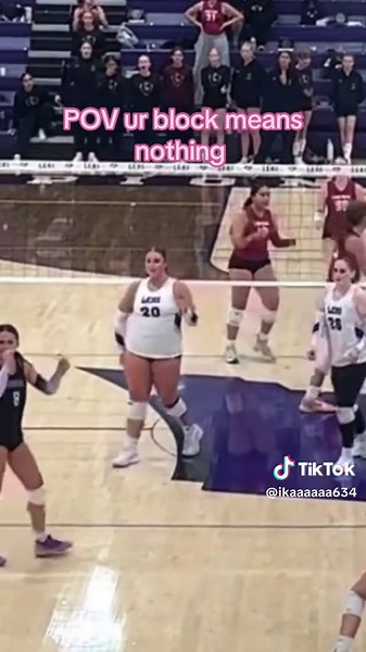 Funny Volleyball Moment: Almost a Solo Block Attempt