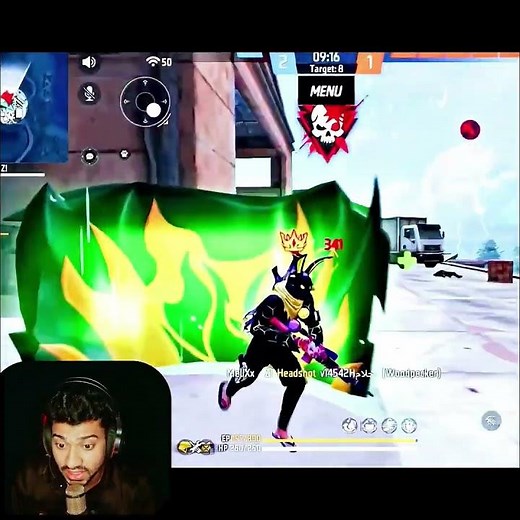 White 444 Fastest Clutch PHB Reaction 🥶 #freefire #foryoupage #highlightfreefire #white444