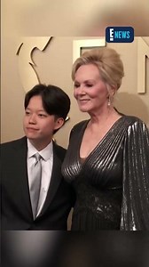 Jean Smart and son Forrest arrive at the 2026 #Emmys. ❤️ #AwardsSeason
