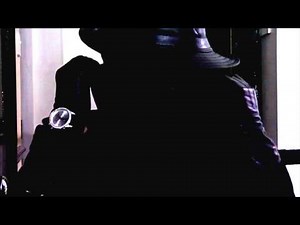 Woman in Leather Hat, Vintage Leather Gloves, and Mask