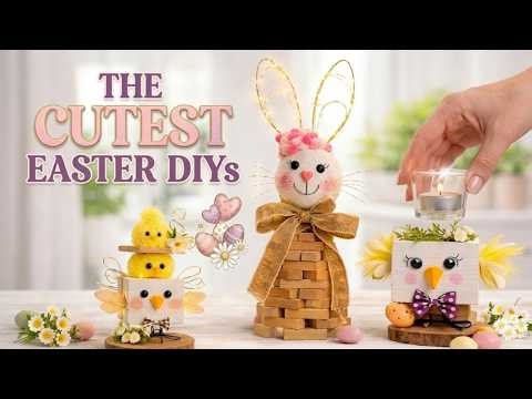 🔥 3 EASY Dollar Tree Easter DIYs That Turned Out SO Cute