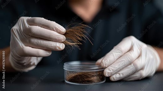 Evidence based procedures for crime scene investigators collecting hair samples in laboratory and at scene for forensic analysis and investigation