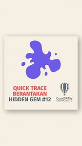 Tips sederhana cara merapikan node objek yang berantakan hasil Quick Trace di Corel Draw 🔥 #quicktrace #autotrace #corel #coreldrawindonesia | Belajar CorelDRAW Indonesia