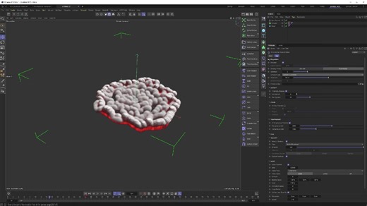 彩色 PYRO 爆炸   Cinema 4D 粒子 ADVECTION