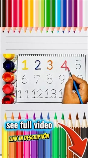 1 2 3 counting number, one two three counting #learnabc #yameecolors #123forkids