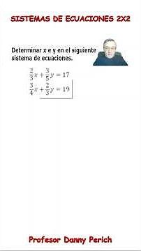 2x2 systems of equations.