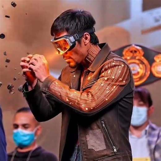 Manny Pacquiao ultra-realistic cyberpunk tech scavenger portrait ⚙️🤖🔥Cyberpunk / Sci-Fi