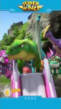 Superwings | Shorts | Dinosaurs on the Slide #superwings
