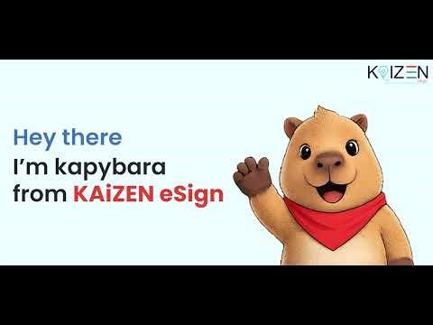 How to eSign PDF Documents with KAiZEN eSign?