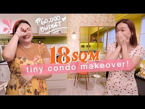 18 Sqm Condo Budget Makeover!!🌼 // French Dollhouse Inspired💕 // by Elle Uy