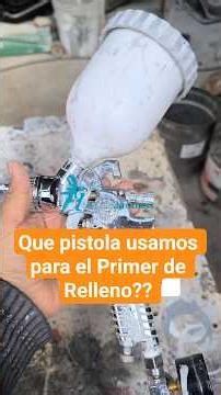 Which spray gun do we use for the filler primer? #automotivepaint #bodyworkandpaint #truper