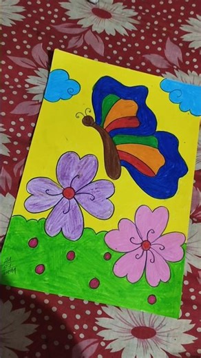 🥰oil pastel painting🥰 || painting with oil pastel colour || #youtube #painting #drawing #oilpastel