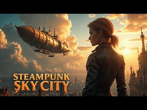 Steampunk Sky City | A Short Film Above the Clouds | 4K