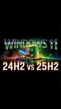 WINDOWS 11 25H2 vs 24H2 en juegos: ¿Mejora REAL o esperar WINDOWS 12?
