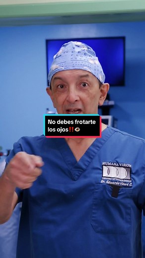 Deja de frotarte los ojos, puedes perder la visión ⚠️‼️ #tips #recomendaciones #cornea #ceguera #saludvisual #oftalmologia #humanavision